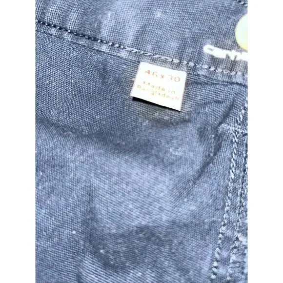 Carhartt Men's 46x30‎ Relaxed Fit Navy Pant *Flaw - Picture 11 of 12